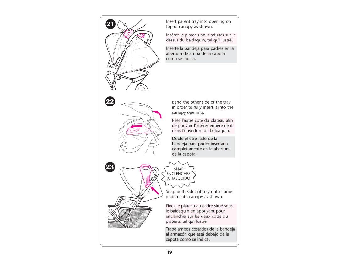 Graco ISPA109AC 08/05 manual Snap Enclenchez ¡CHASQUIDO 