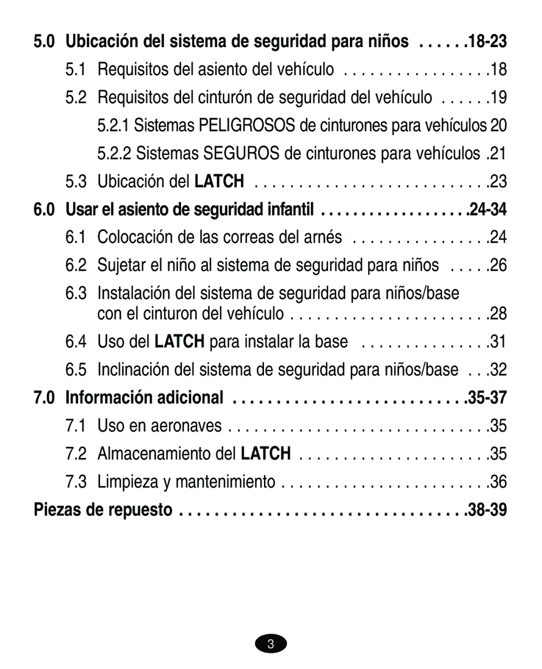 Graco ISPA113AA manual Instalación del sistema de seguridad para niños/base, Ubicación del sistema de seguridad para niños 