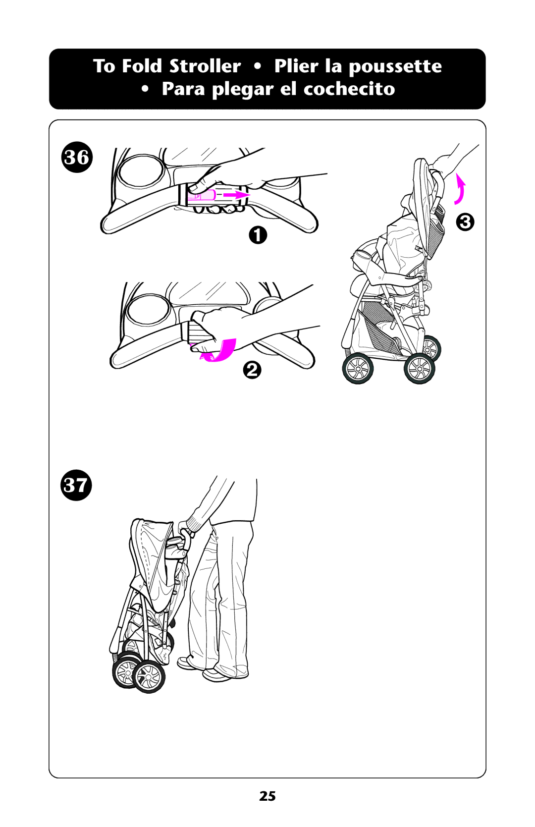 Graco ISPA113AB manual ➊ ➌ 