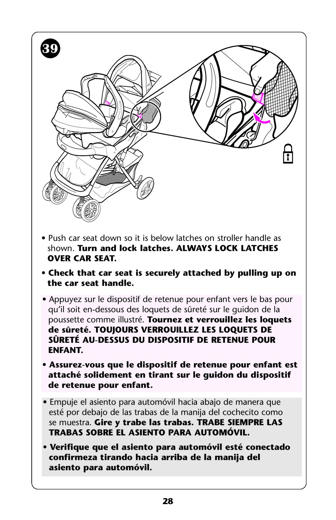 Graco ISPA113AB manual Over CAR Seat 