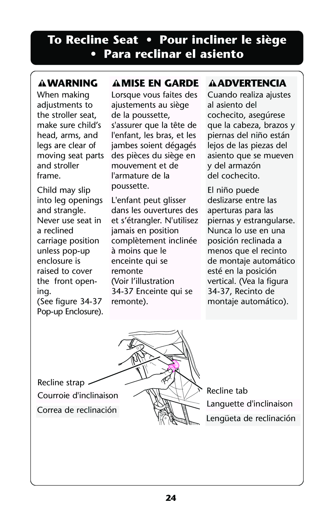 Graco ISPA118AA owner manual Mise EN Garde 