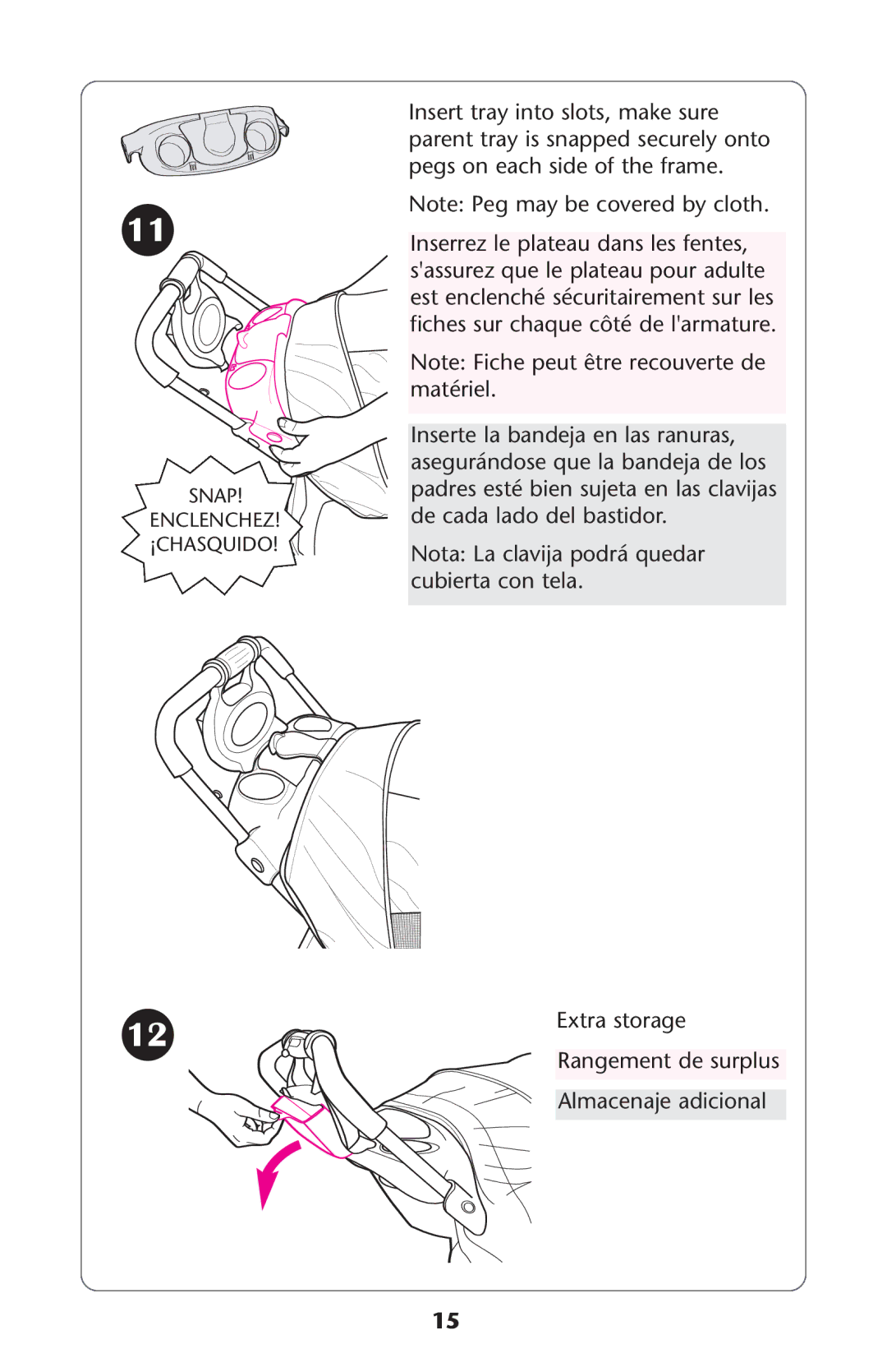 Graco ISPA173AA 08/05 manual Snap Enclenchez ¡CHASQUIDO 