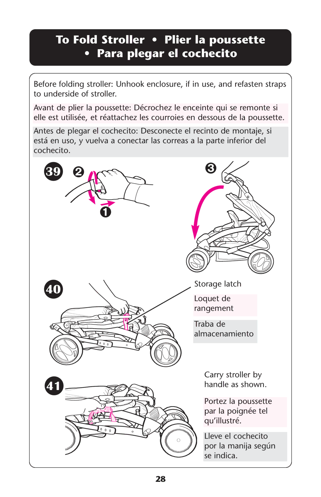 Graco ISPA178AB manual 39 ➋ 