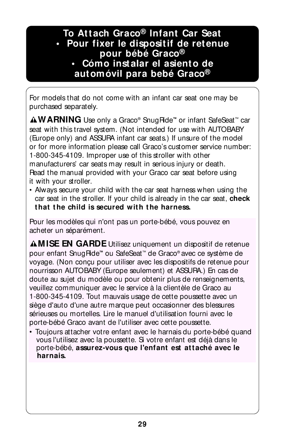 Graco ISPA204AA owner manual 