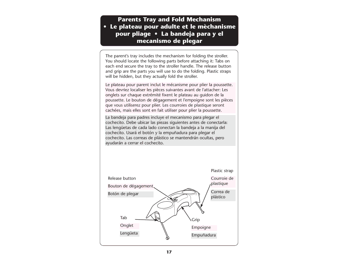 Graco ISPA237AA owner manual Plastic strap 