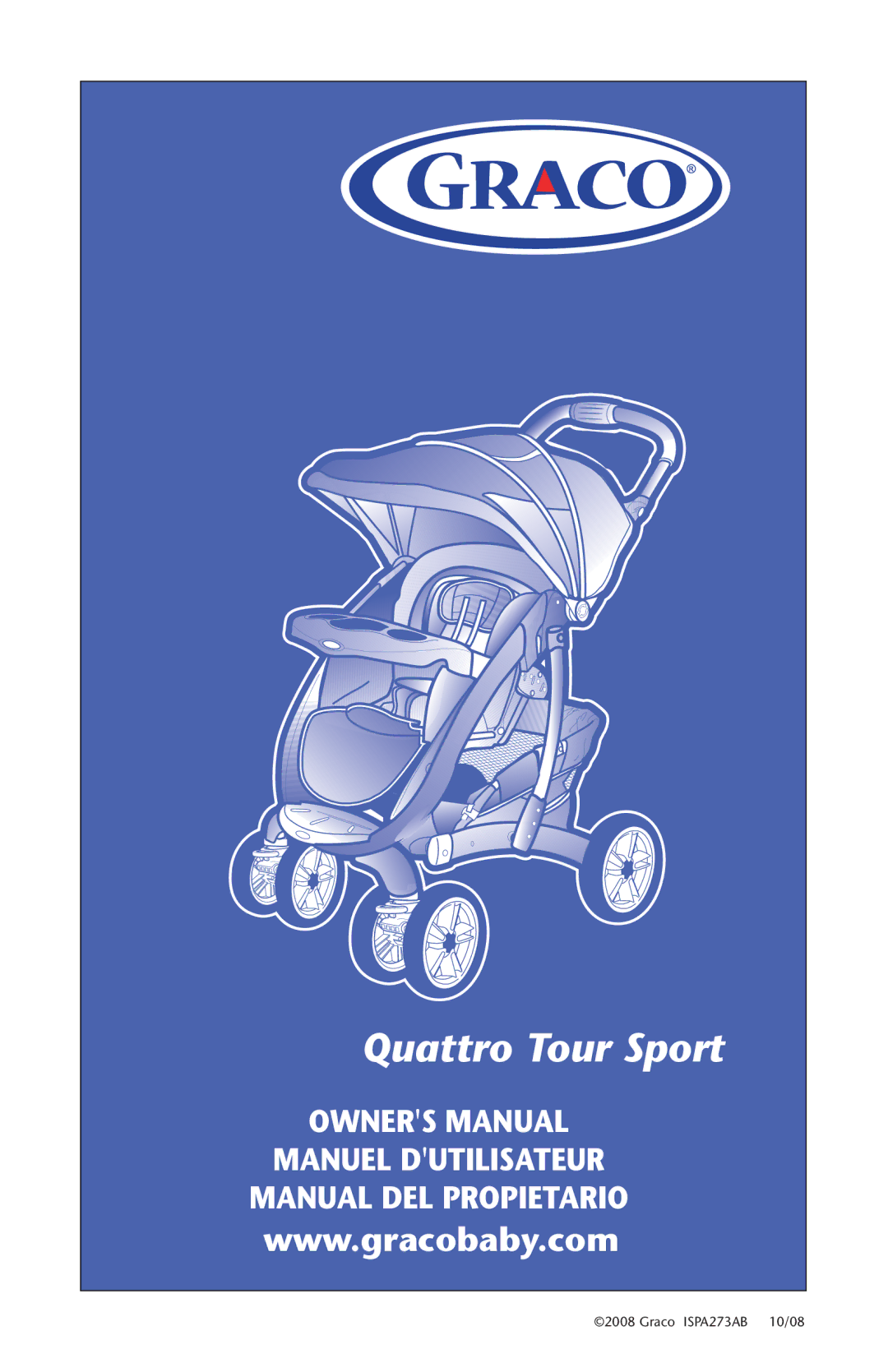 Graco 1752033, ISPA273AB owner manual Quattro Tour Sport 