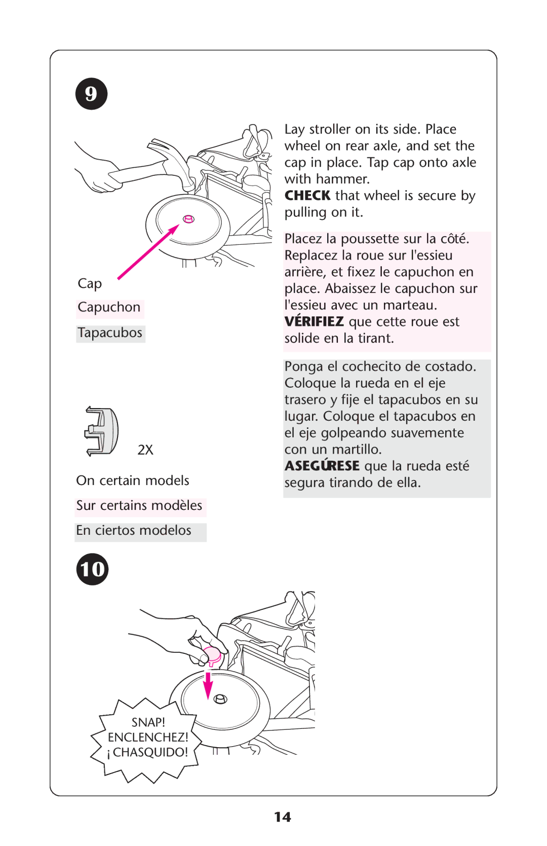 Graco ISPA338AA owner manual Snap 