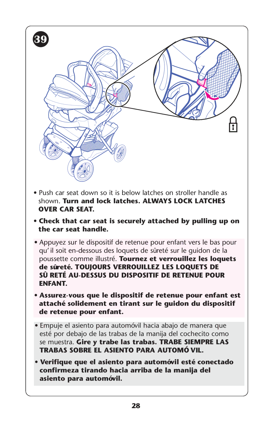 Graco ISPA338AA owner manual Over CAR Seat 