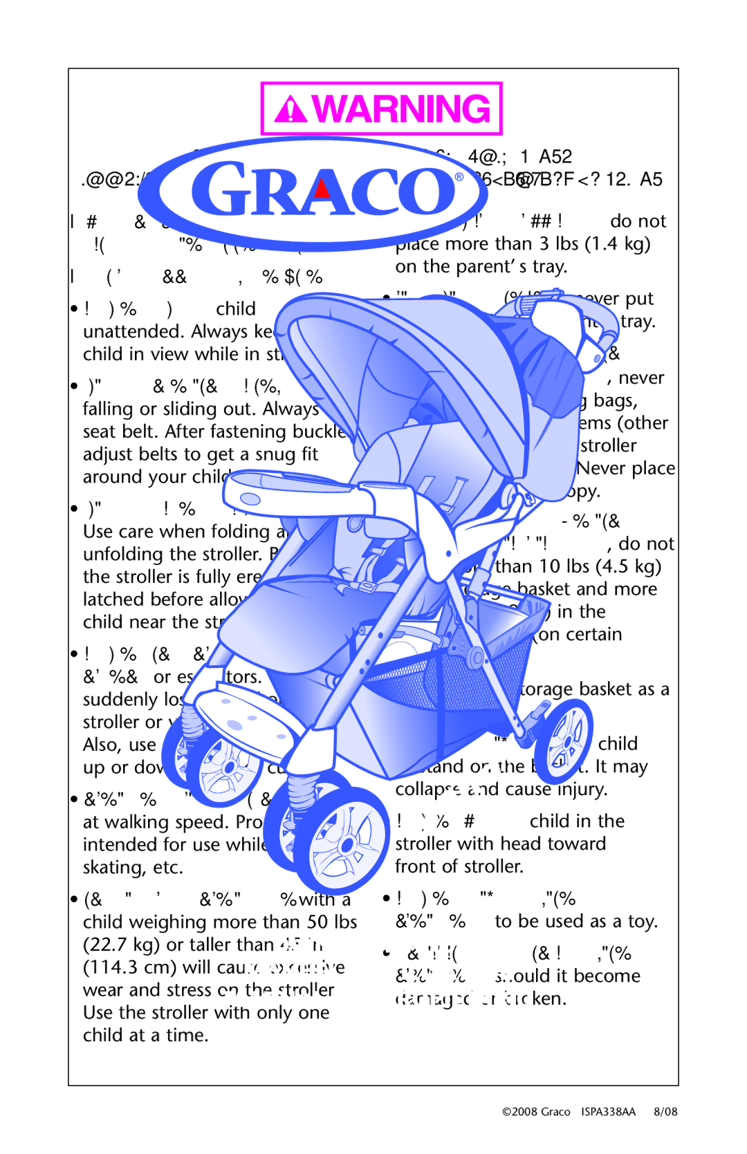 Graco ISPA338AA owner manual Adult Assembly Required 