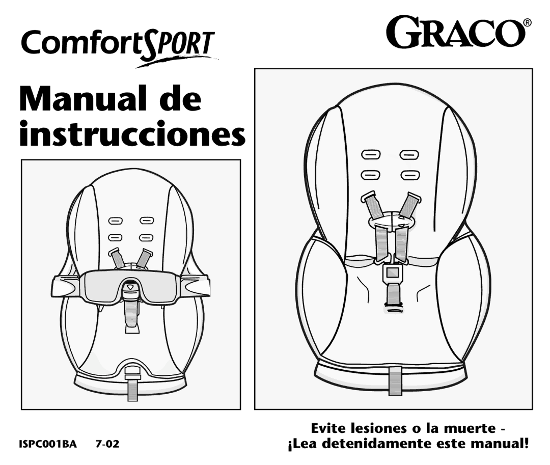 Graco ISPC001BA manual Manual de instrucciones 