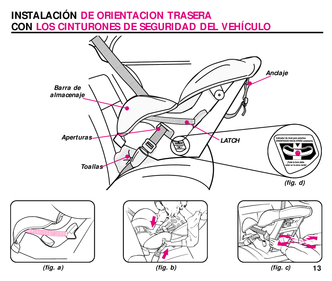 Graco ISPC008BA 08/02 manual Anclaje Barra de Almacenaje Aperturas, Toallas 