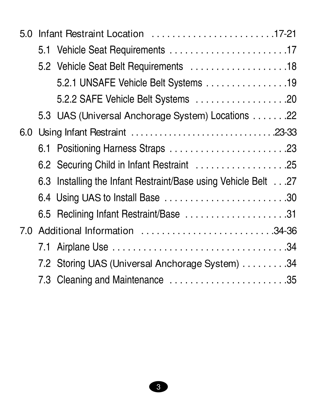 Graco ISPC019CB owner manual Using Infant Restraint 