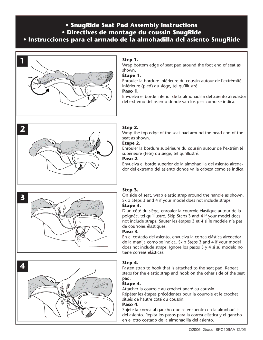 Graco ISPC089BA owner manual Step 