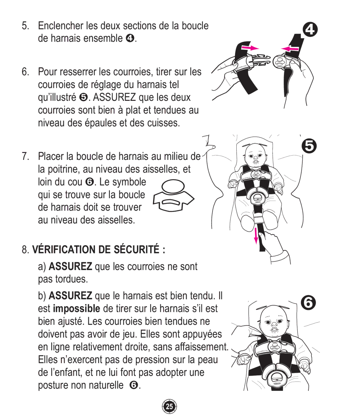 Graco ISPC094CB owner manual Vérification DE Sécurité 