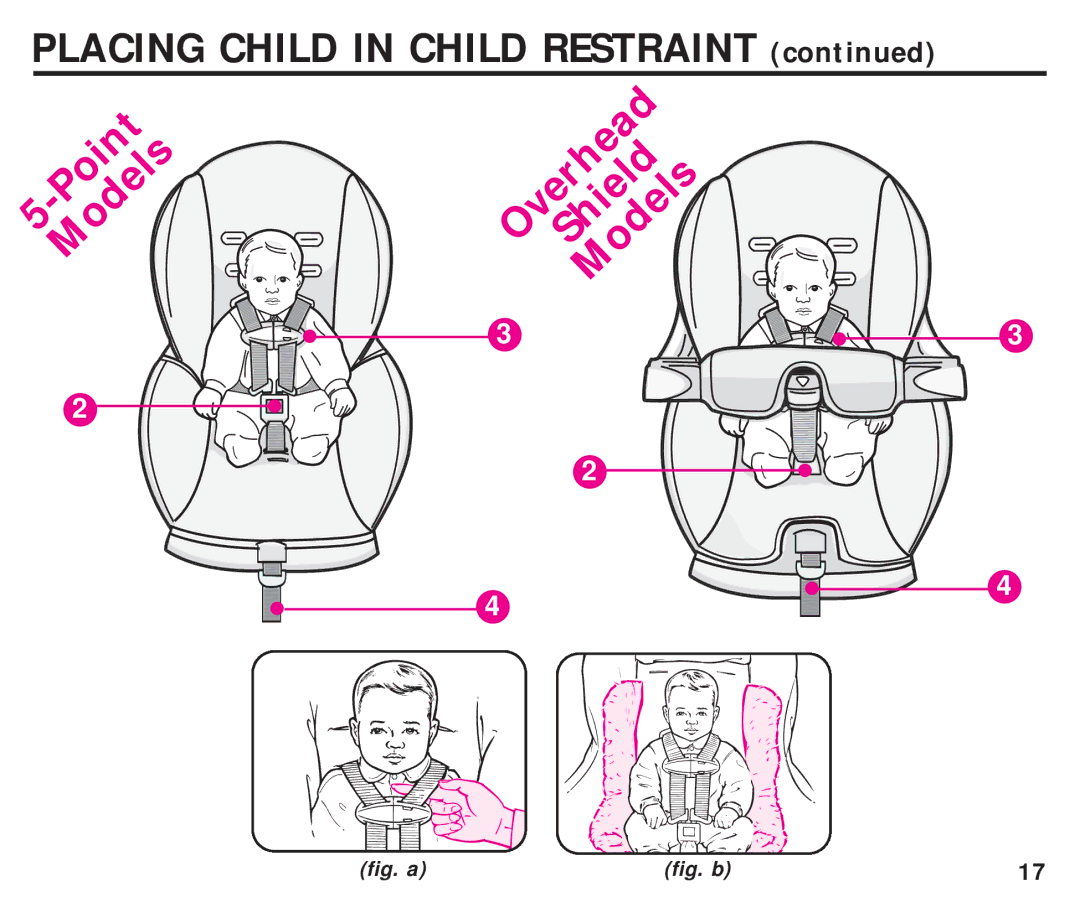 Graco ISPC099BA instruction manual Placing Child in Child Restraint 