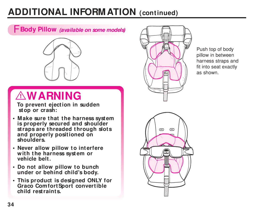 Graco ISPC099BA instruction manual Additional Information 