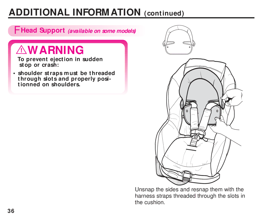 Graco ISPC099BA instruction manual Additional Information 