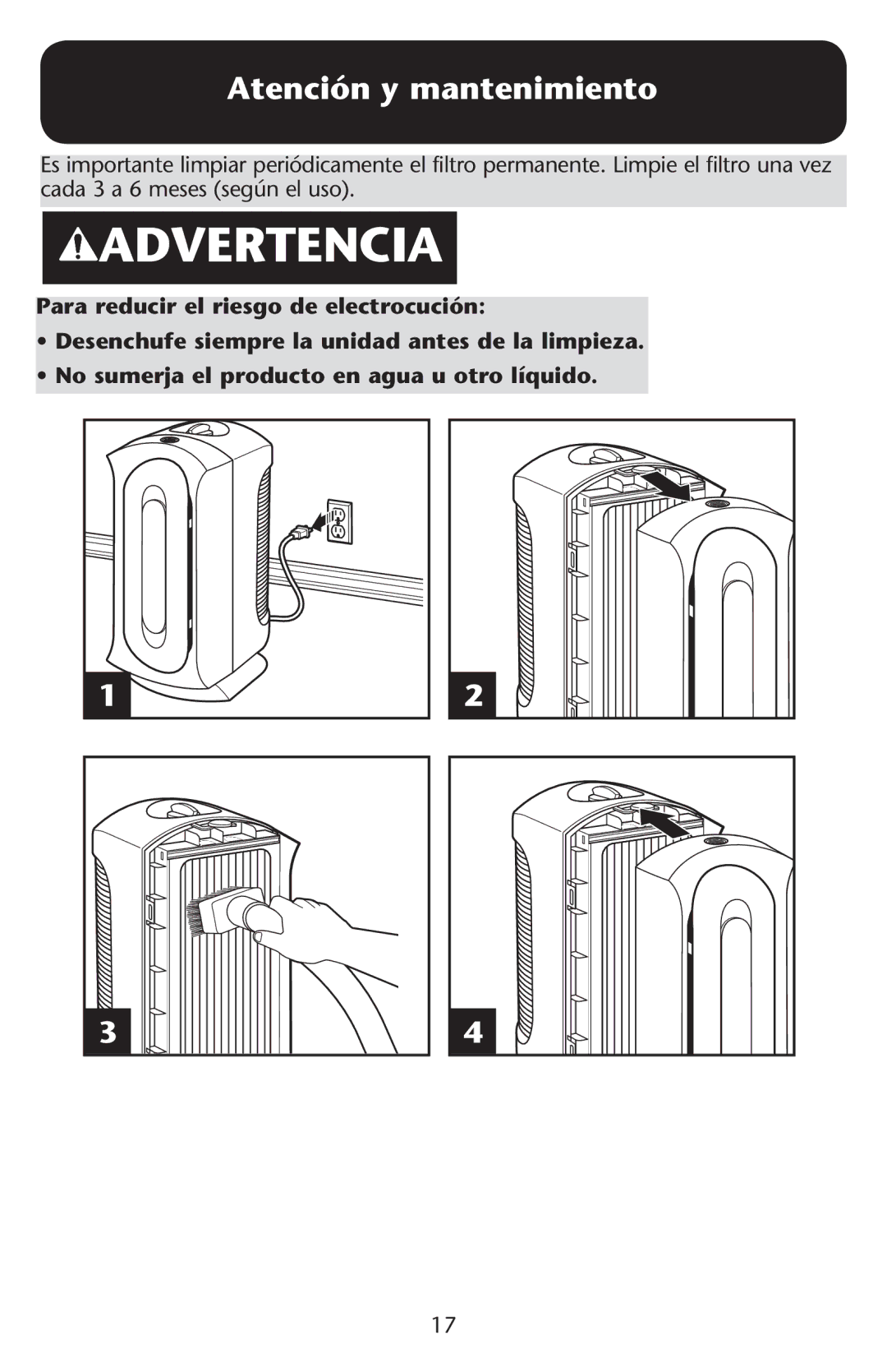 Graco ISPD024AB owner manual Advertencia, Atención y mantenimiento 