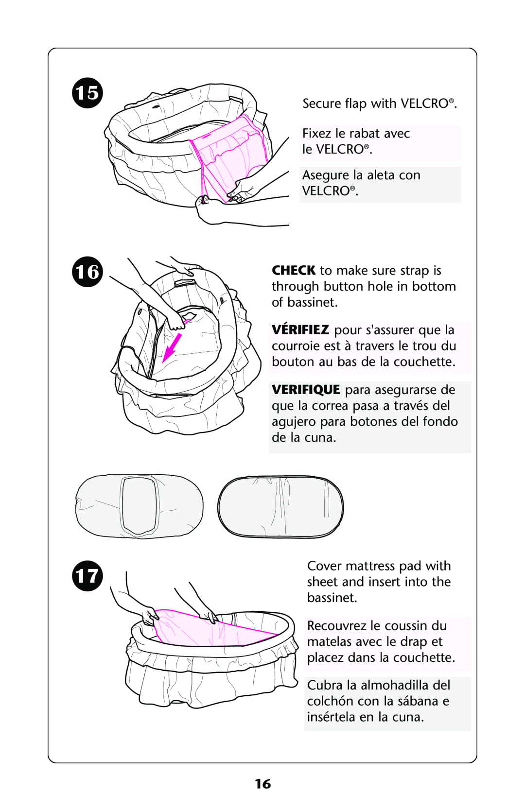 Graco ISPJ002AB manual Velcro 