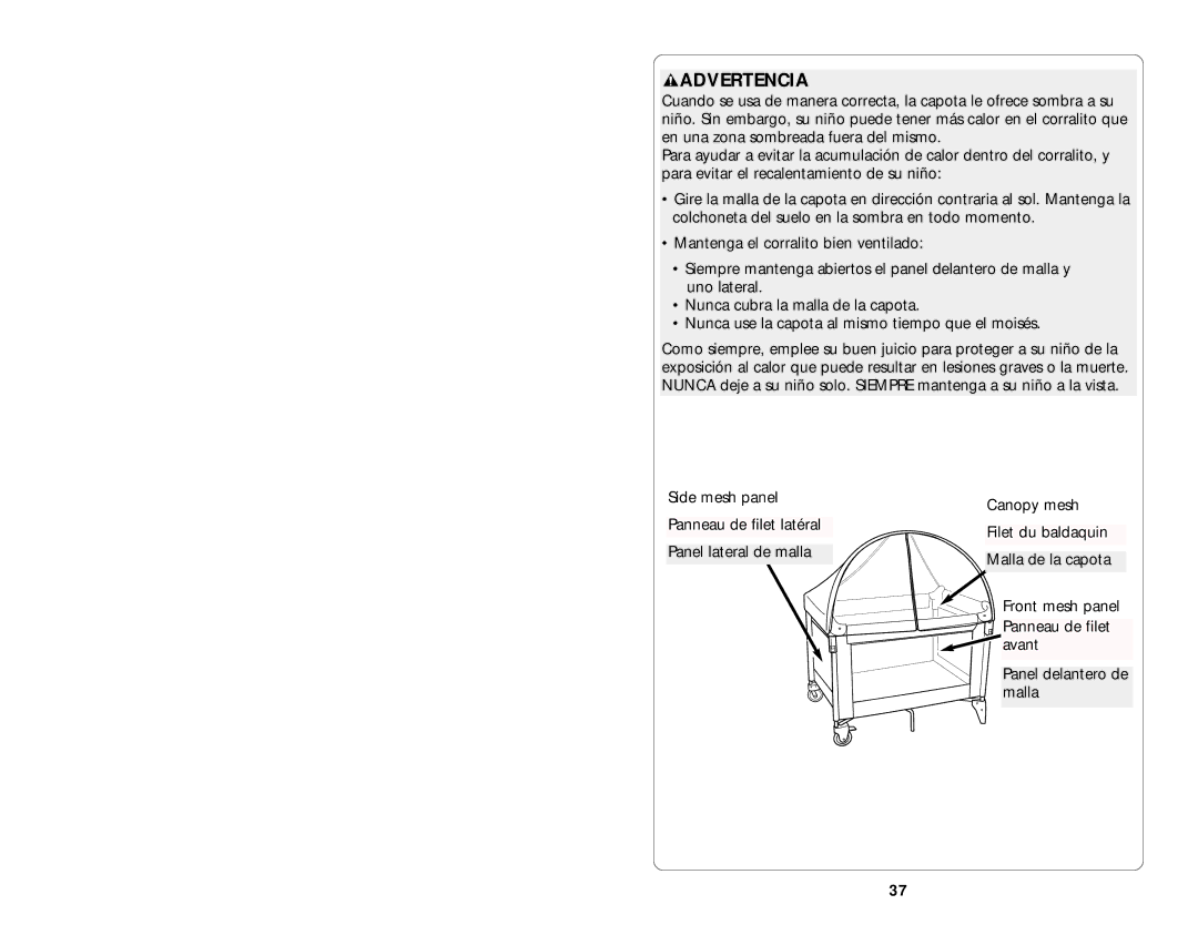 Graco ISPP004AB manual Advertencia 