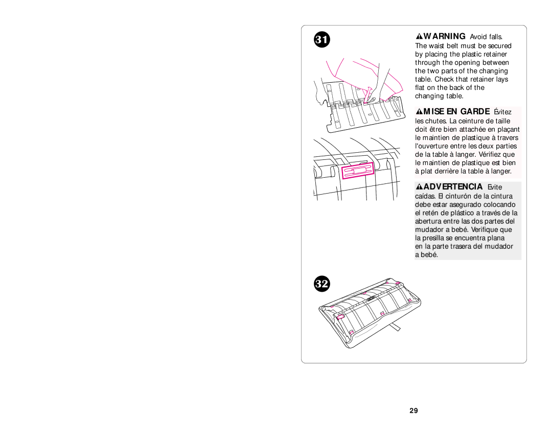 Graco ISPP008AB manual To Fold Pour plier Para plegar 