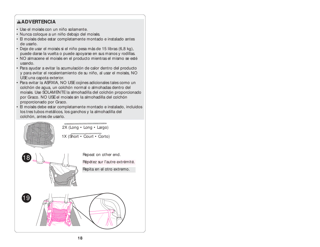 Graco ISPP020AB owner manual Advertencia 