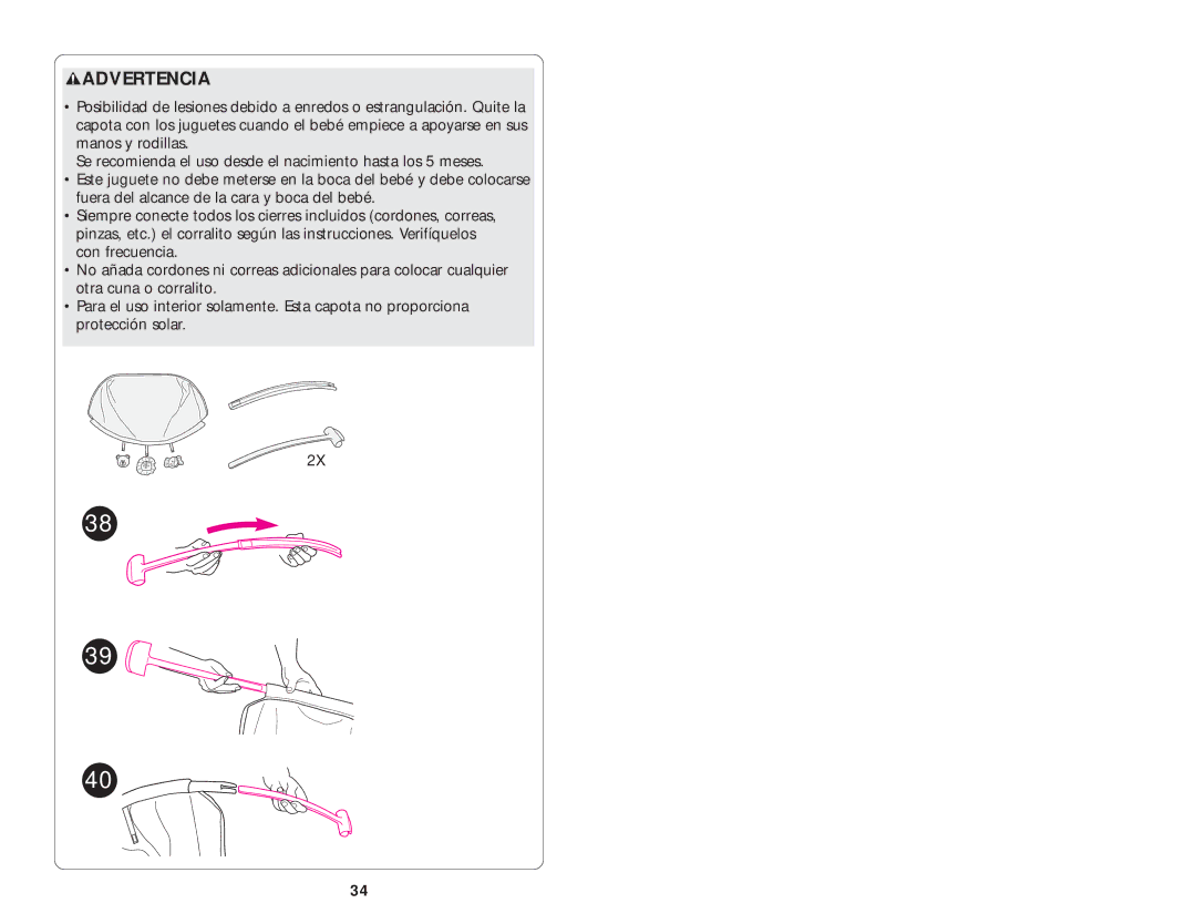 Graco ISPP025AA manual Advertencia 