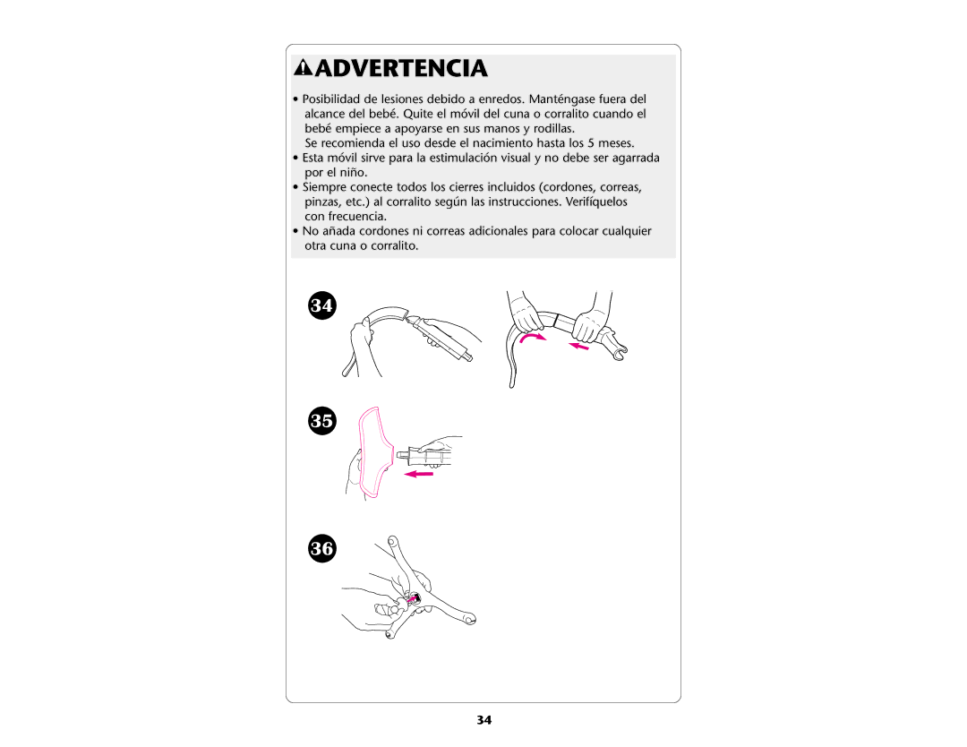 Graco ISPP045AB manual Advertencia 