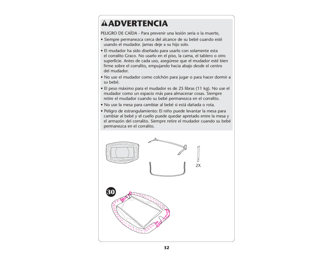 Graco ISPP045AC manual Advertencia 