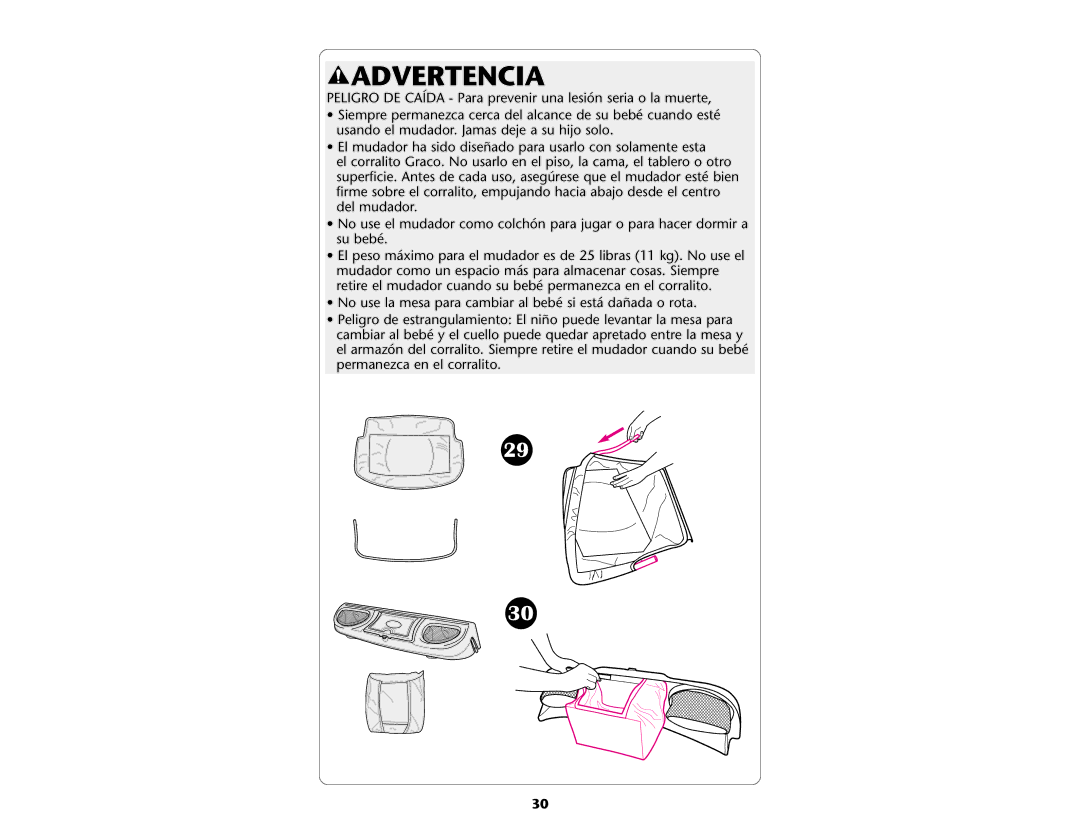 Graco ISPP046AC 04 manual Advertencia 