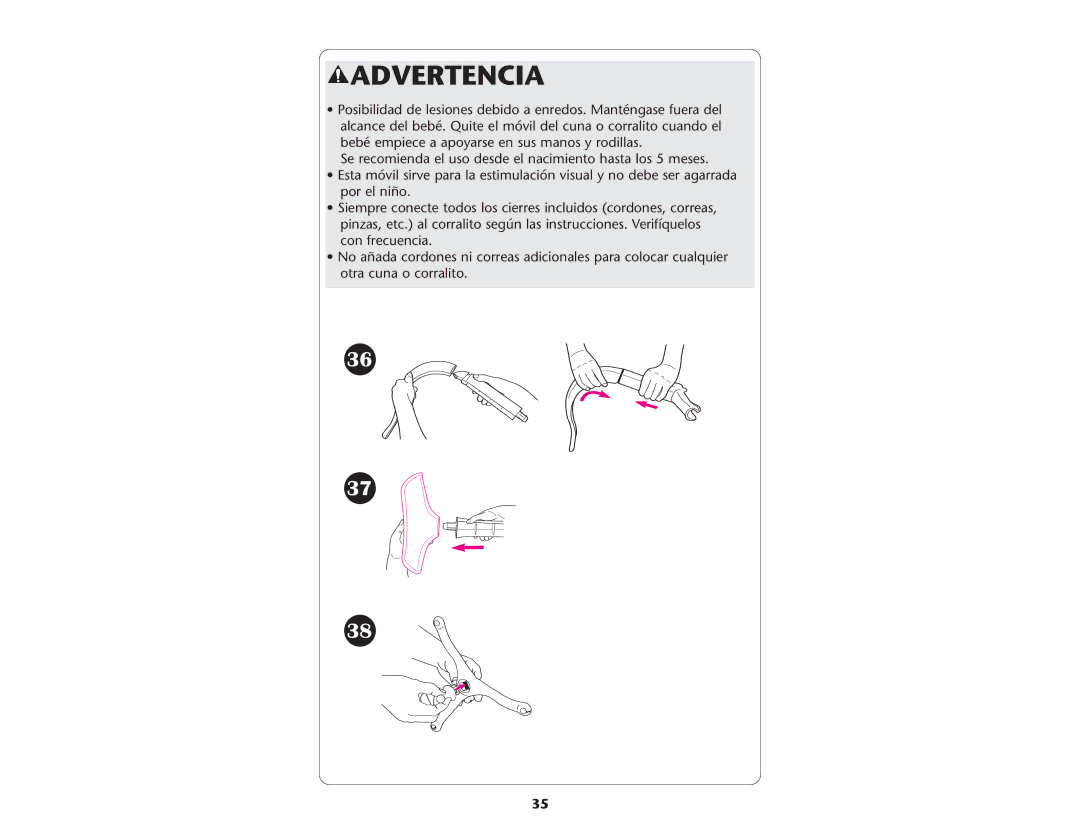 Graco ISPP046AD manual Advertencia 