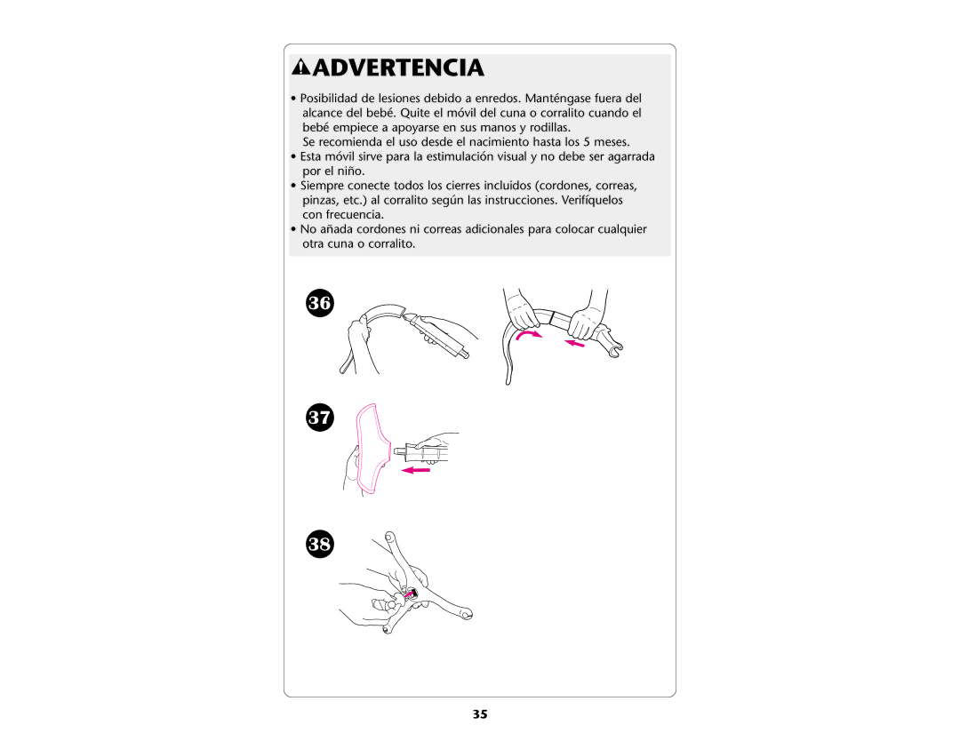 Graco ISPP056AA manual Advertencia 