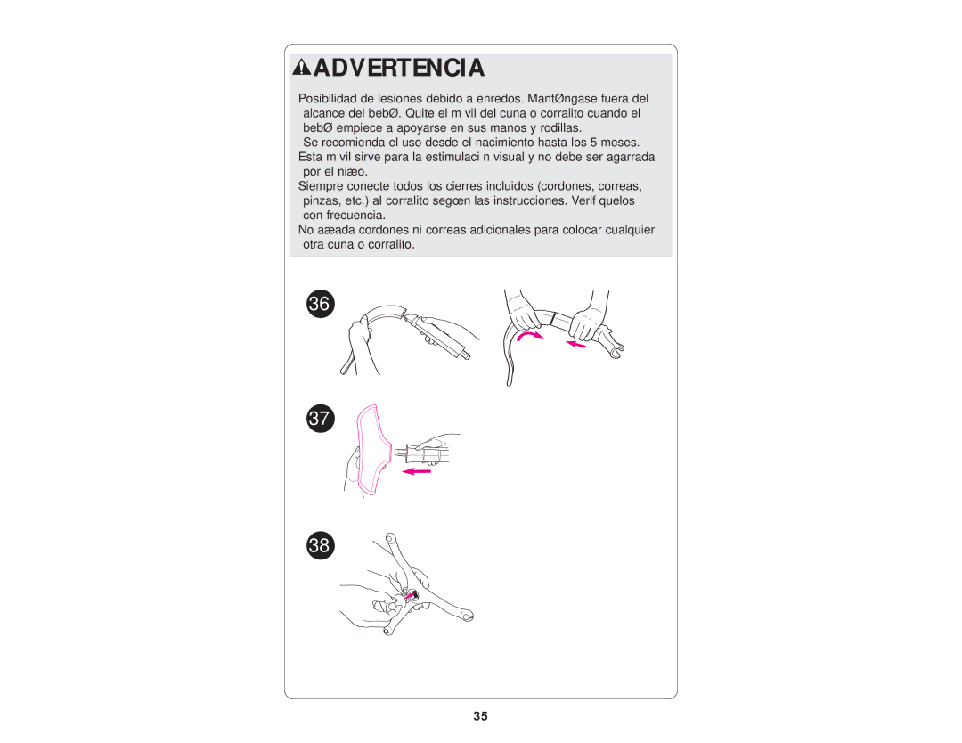 Graco ISPP056AB manual Advertencia 