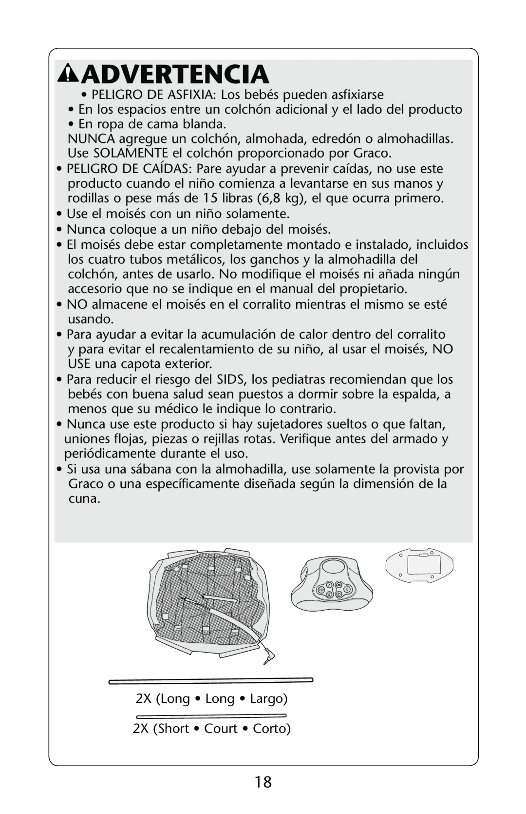 Graco ISPP089AB owner manual Advertencia 