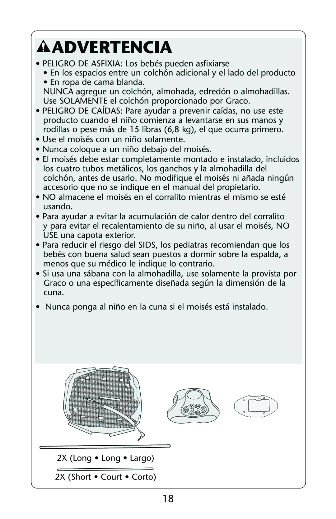 Graco ISPP119AE owner manual Advertencia 