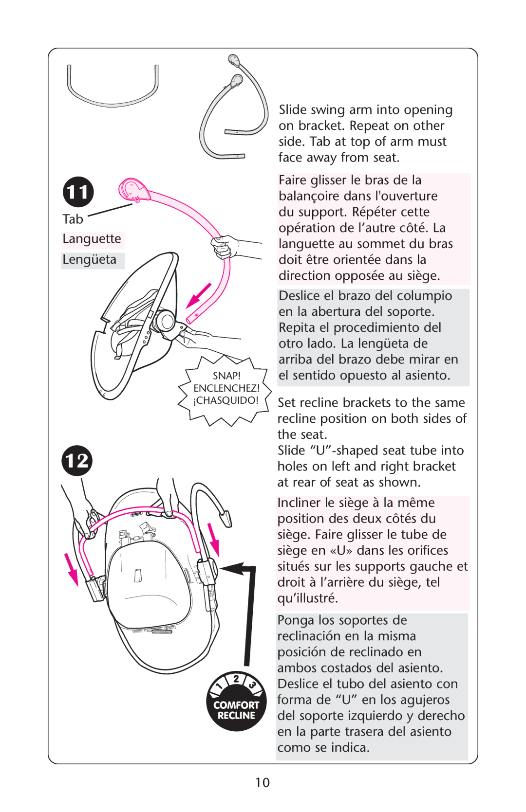 Graco ISPS035AB owner manual Enclenchez 