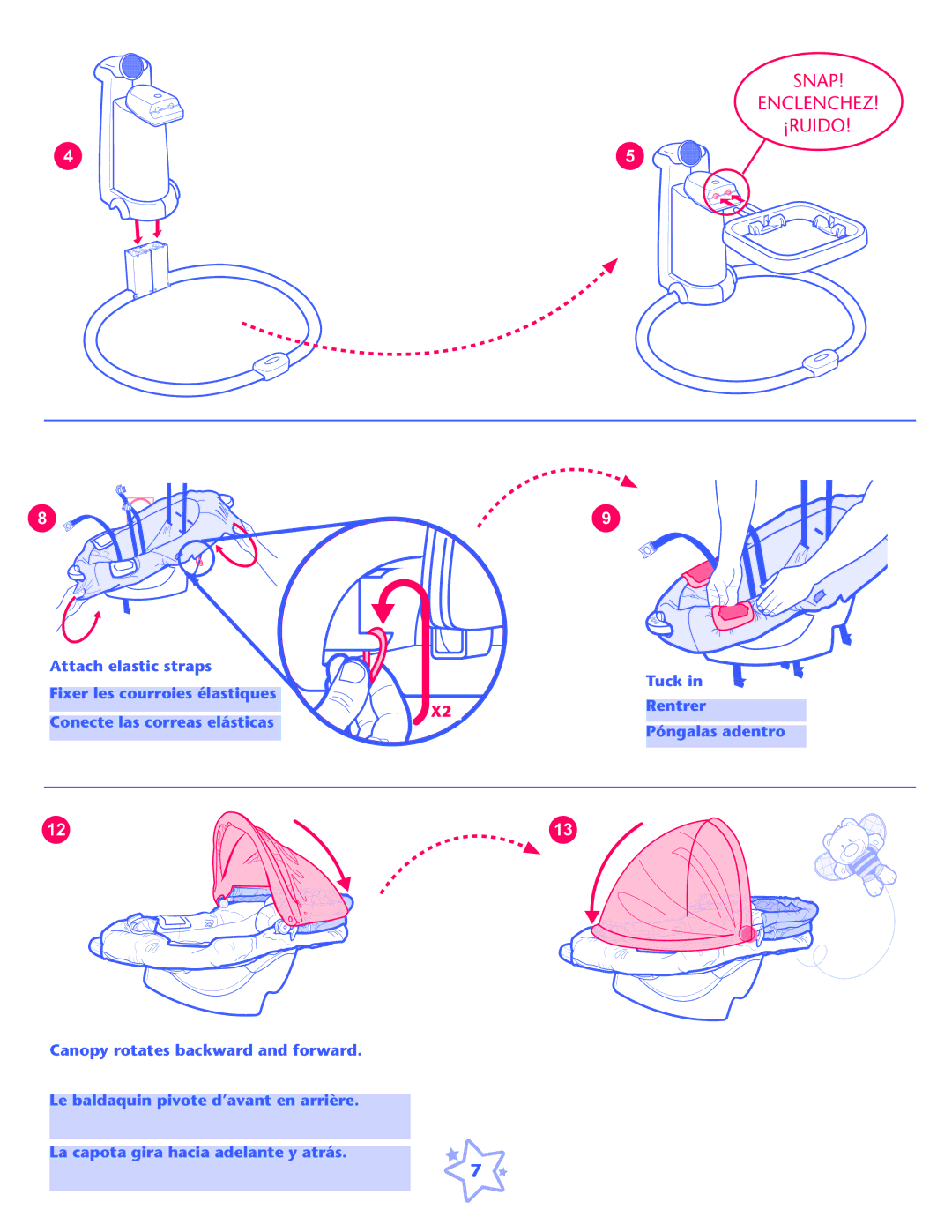 Graco ISPS057AB owner manual Enclenchez ¡RUIDO 