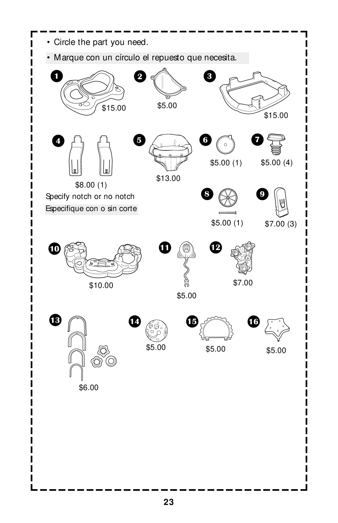 Graco little tikes manual $15.00 $5.00 