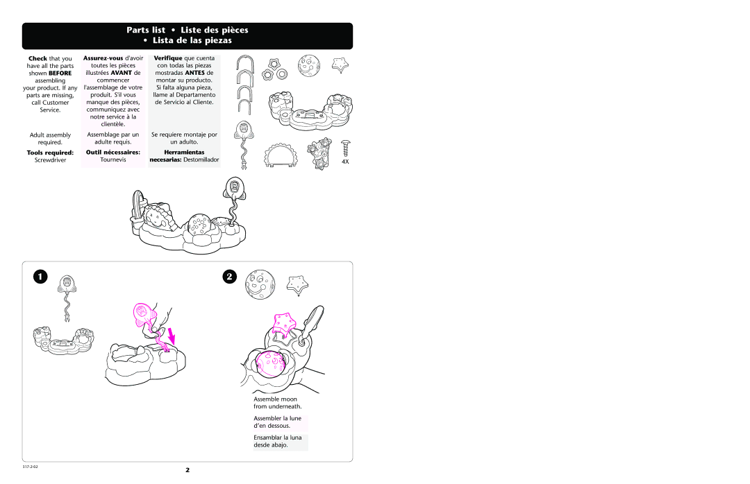 Graco little tikes manual 317-2-02 