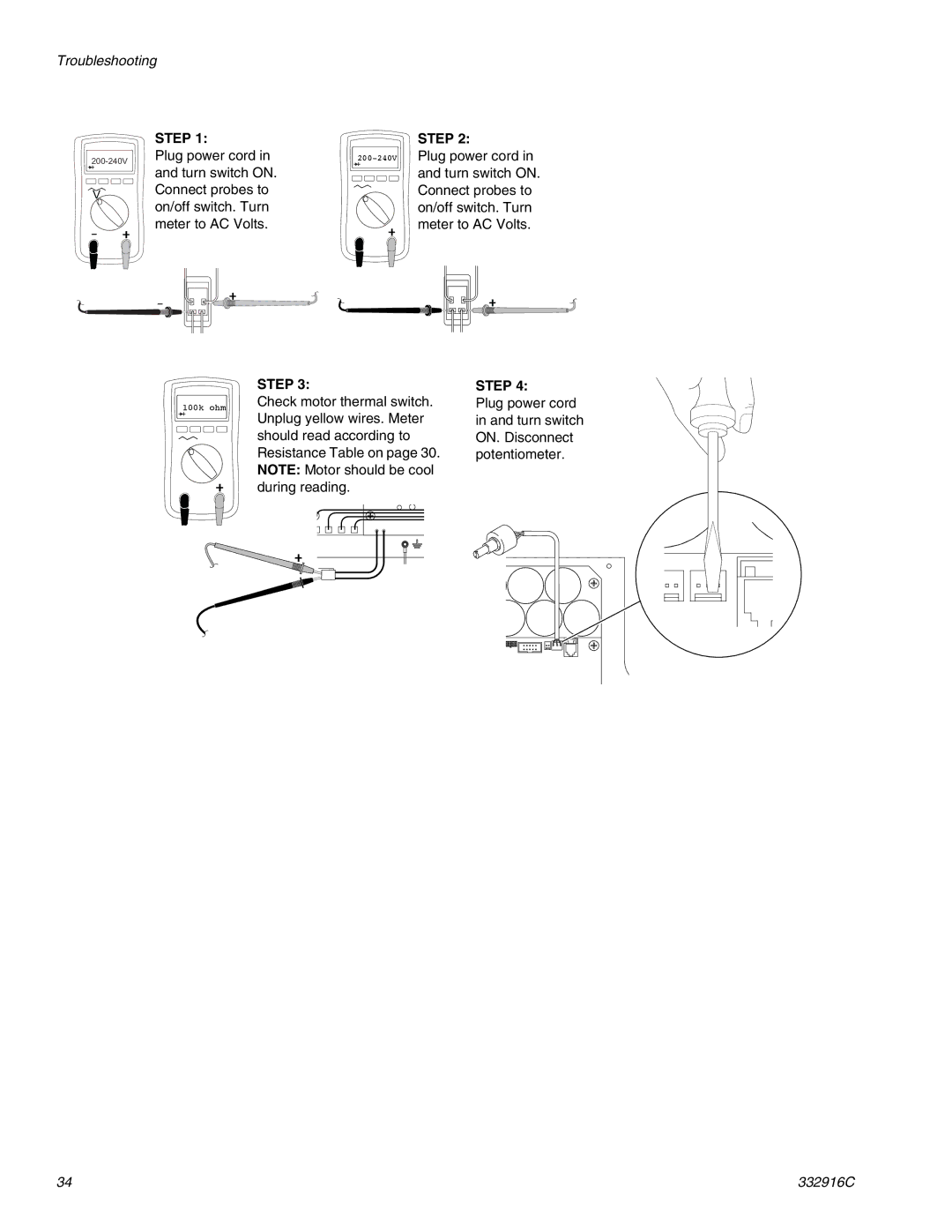 Graco Mark IV, Mark VII, Mark X, 795, 695, 1095, 1595 important safety instructions Step 