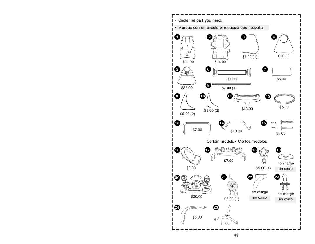 Graco Open Top Swings manual 1617 