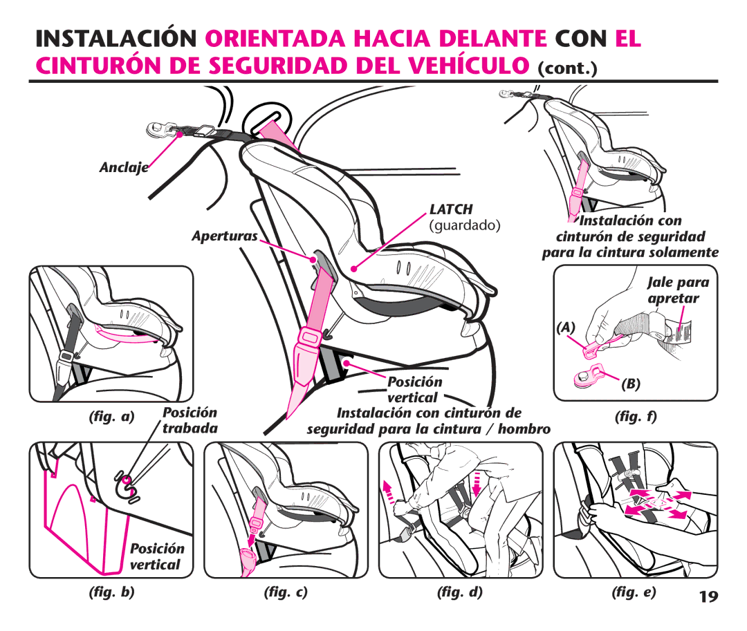 Graco 1758573, PD106974A manual Anclaje, Instalación con 