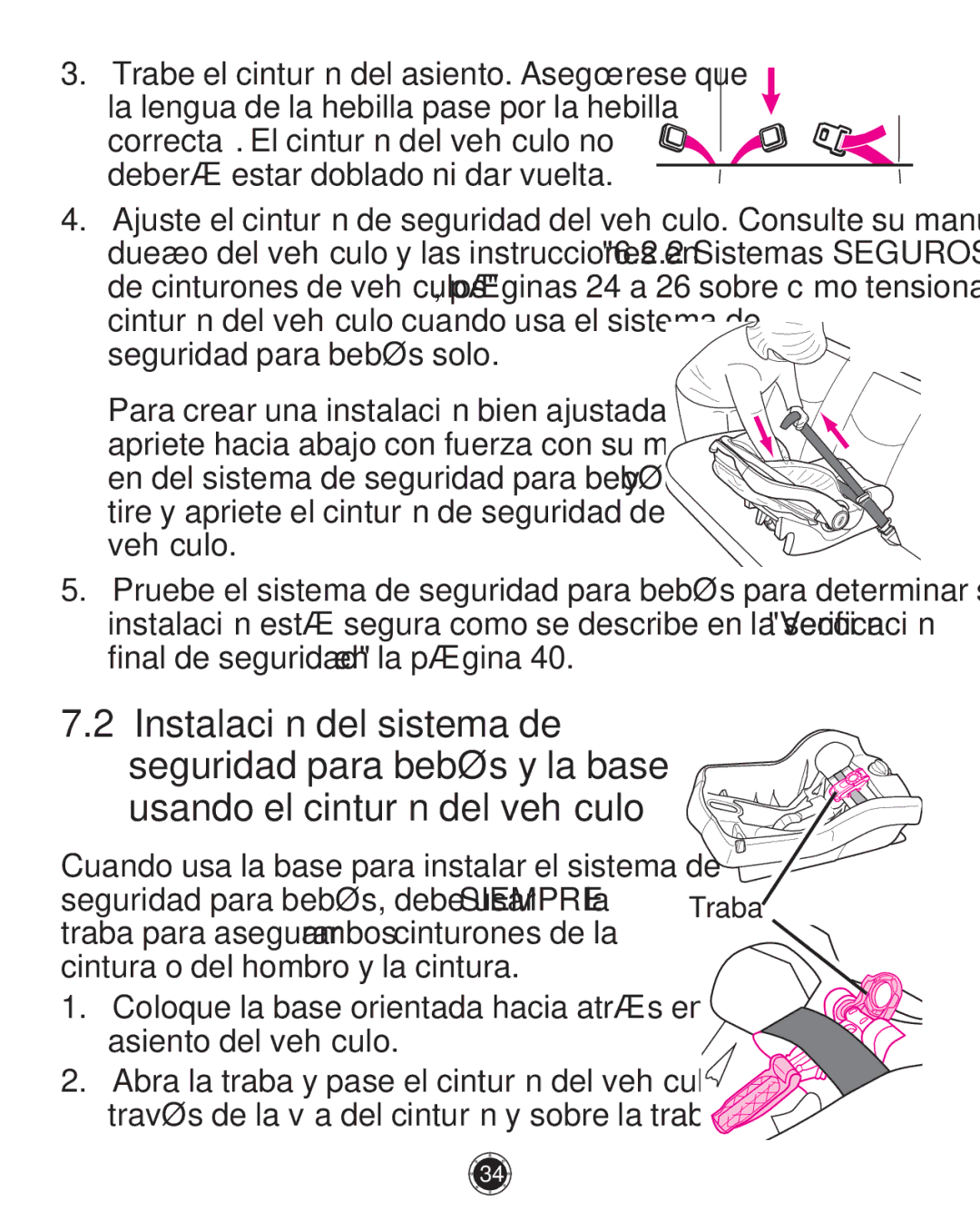 Graco PD108195A, 1749531 owner manual Asiento del vehículo 