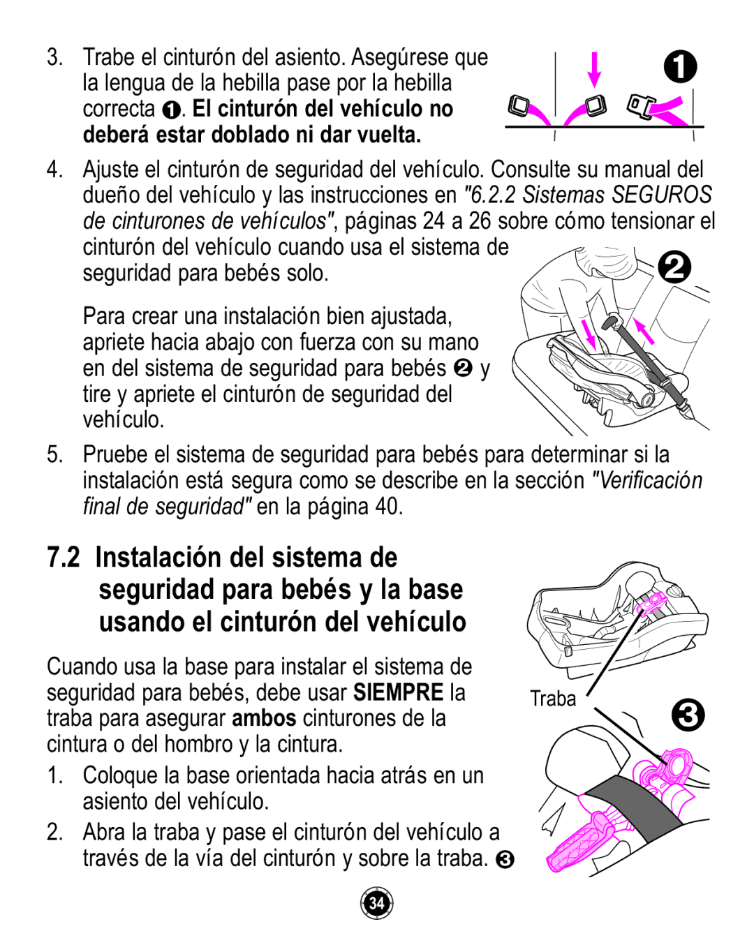 Graco PD108602A, 1753039 owner manual Final de seguridad en la página 