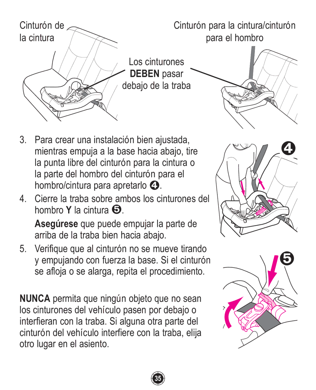 Graco 1753039, PD108602A owner manual Deben pasar 