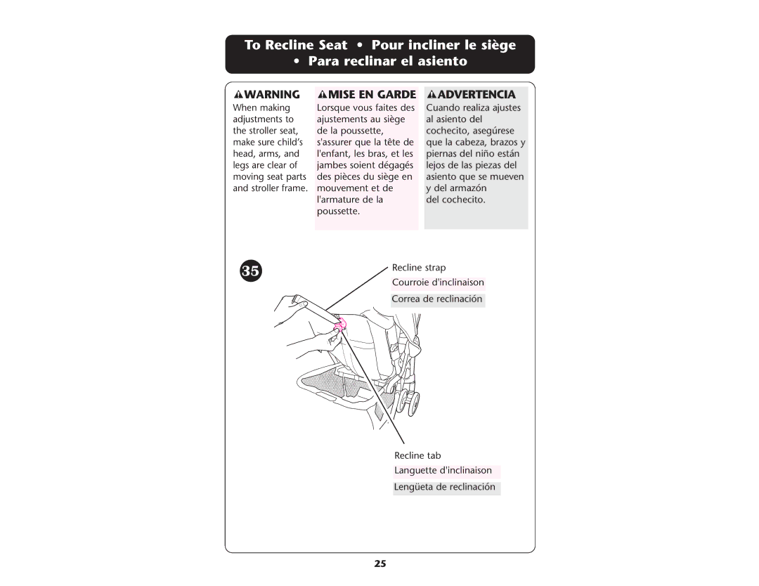 Graco 1753039, PD108602A owner manual Mise EN Garde Advertencia 