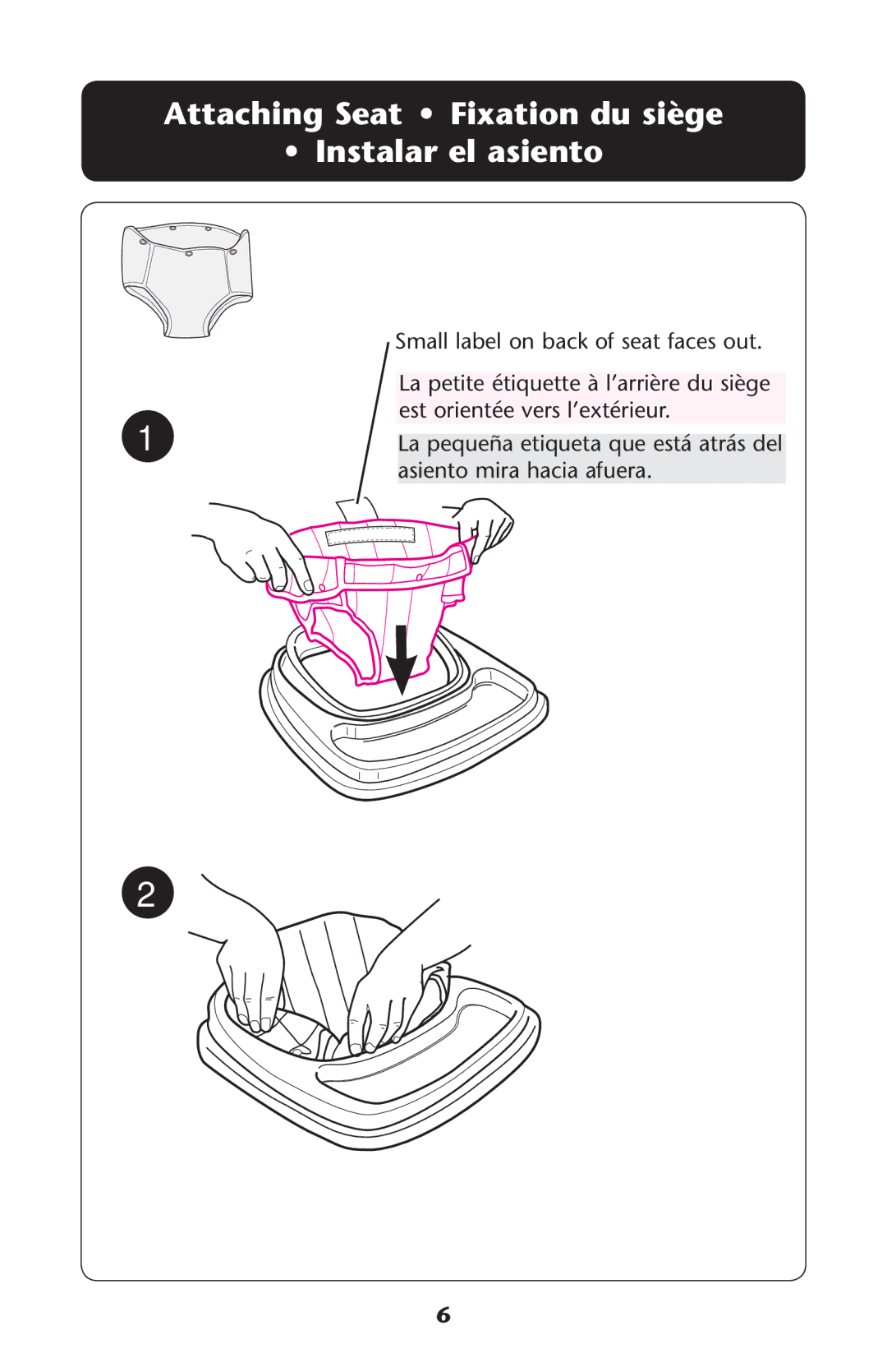 Graco PD109418A, 1762254 owner manual TTACHINGC3EAT ss &IXATION DU Siògeò ss Nstalar EL Asiento 