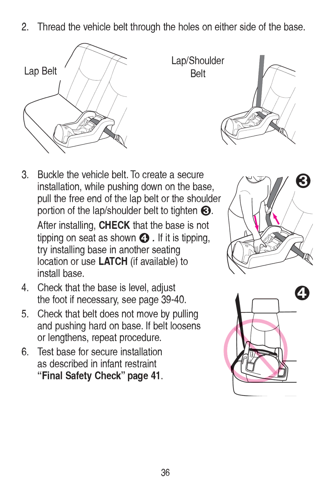 Graco PD115793C manual LqvwdooEdvh, ³LQDO6DIHW\&KHFN´SDJH, RuOhqjwkhqvUhshdwSurfhgxuh 