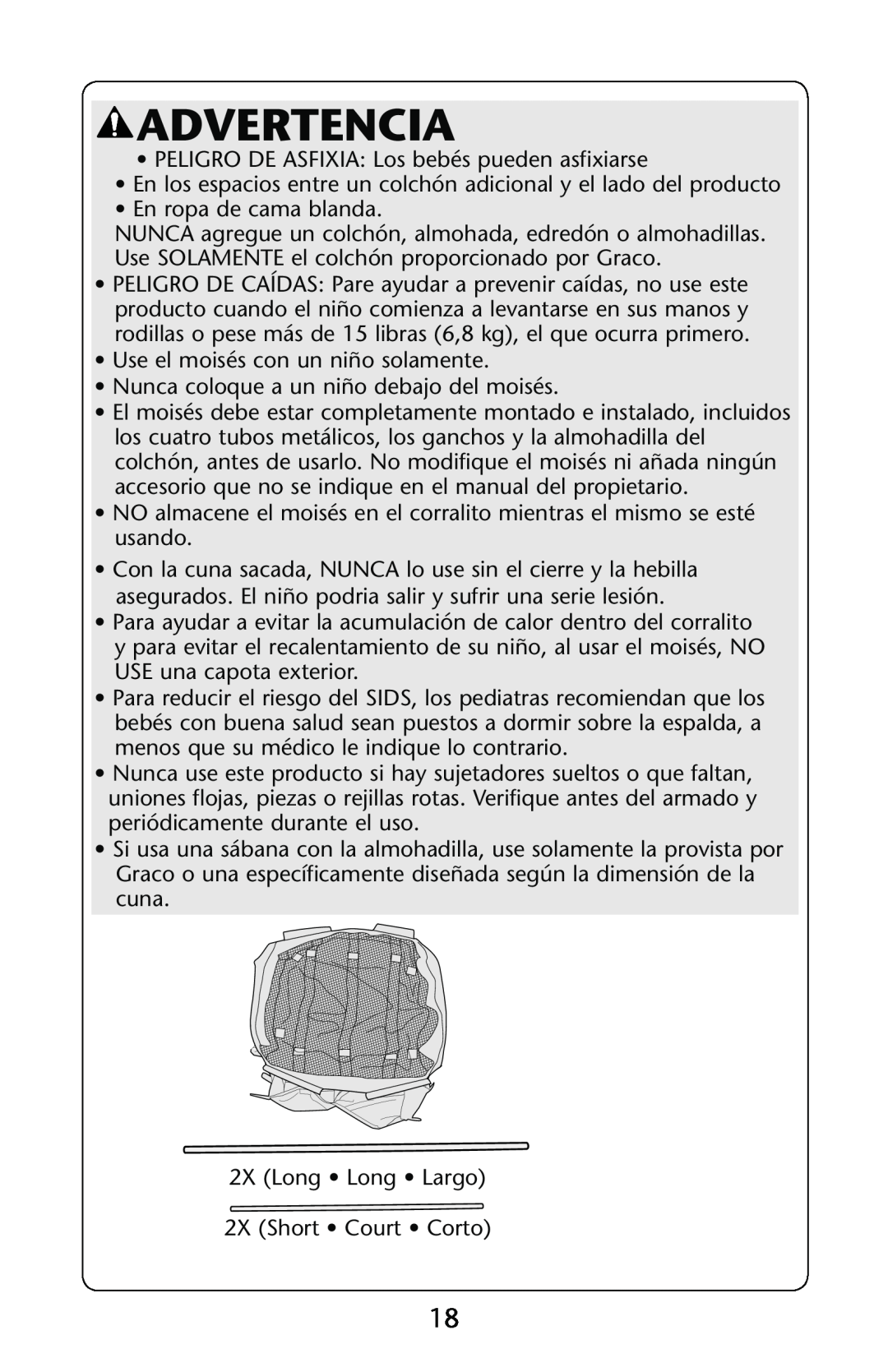 Graco PD123415B owner manual Advertencia 
