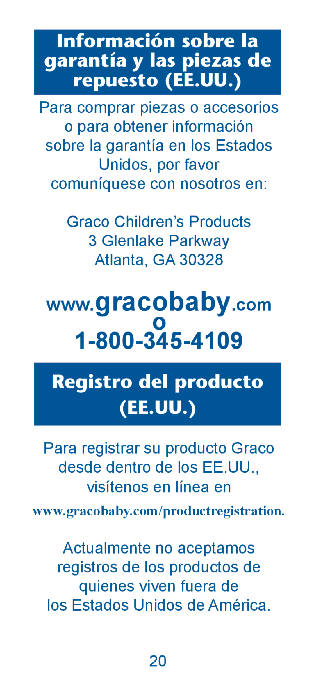 Graco PD135573A, 1769606 owner manual 3DUDFRPSUDUSLHDVRDFFHVRULRV, 8QLGRVSRUIDYRU, GHVGHGHQWURGHORV88 